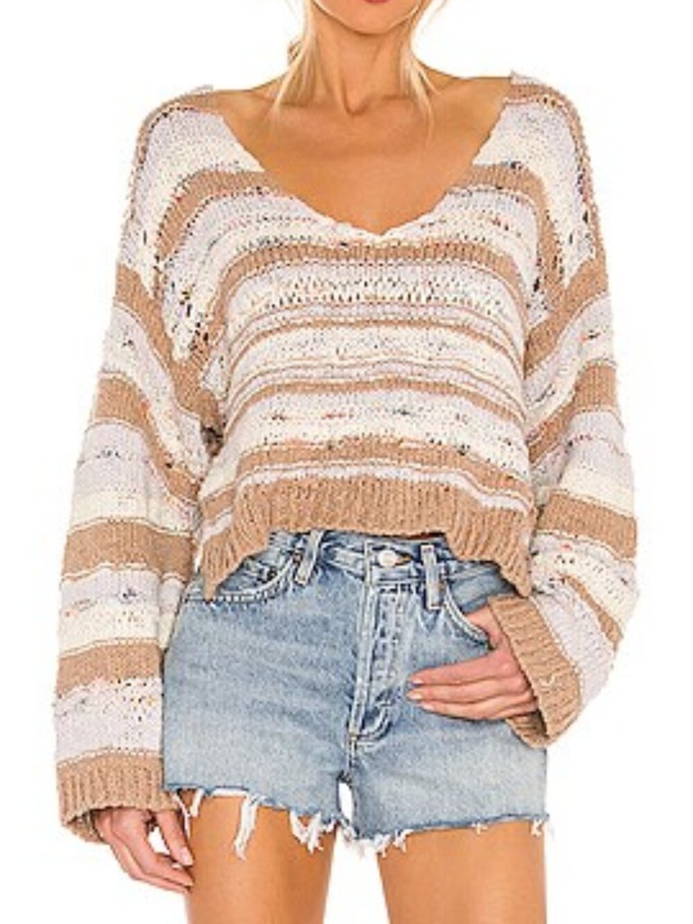 Free People Lake Life Pullover Sweater Small